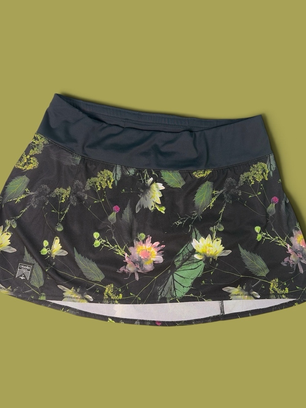 Oiselle Woman Long Running Skirt Multicolor sz 12